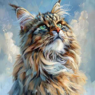 Obrazy na stěnu - KOČKA Rozměr: 40x50 cm, Rámování: bez rámu a bez vypnutí plátna
