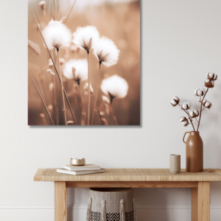 Obrazy na stěnu - Odkvetlé luční kvítí Rozměr: 40x50 cm, Rámování: bez rámu a bez vypnutí plátna