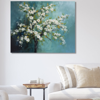 Obrazy na stěnu - V květu Rozměr: 40x50 cm, Rámování: vypnuté plátno na rám
