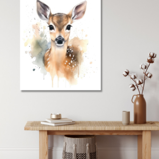 Obrazy na stěnu - Srnka Rozměr: 40x50 cm, Rámování: bez rámu a bez vypnutí plátna