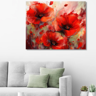 Obrazy na stěnu - Vlčí mák Rozměr: 80x100 cm, Rámování: bez rámu a bez vypnutí plátna