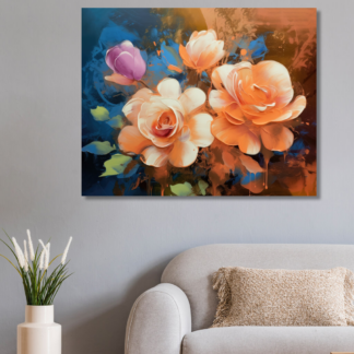 Obrazy na stěnu - Květiny Rozměr: 80x100 cm, Rámování: vypnuté plátno na rám