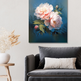 Obrazy na stěnu - Překrásné pivoňky Rozměr: 40x50 cm, Rámování: bez rámu a bez vypnutí plátna