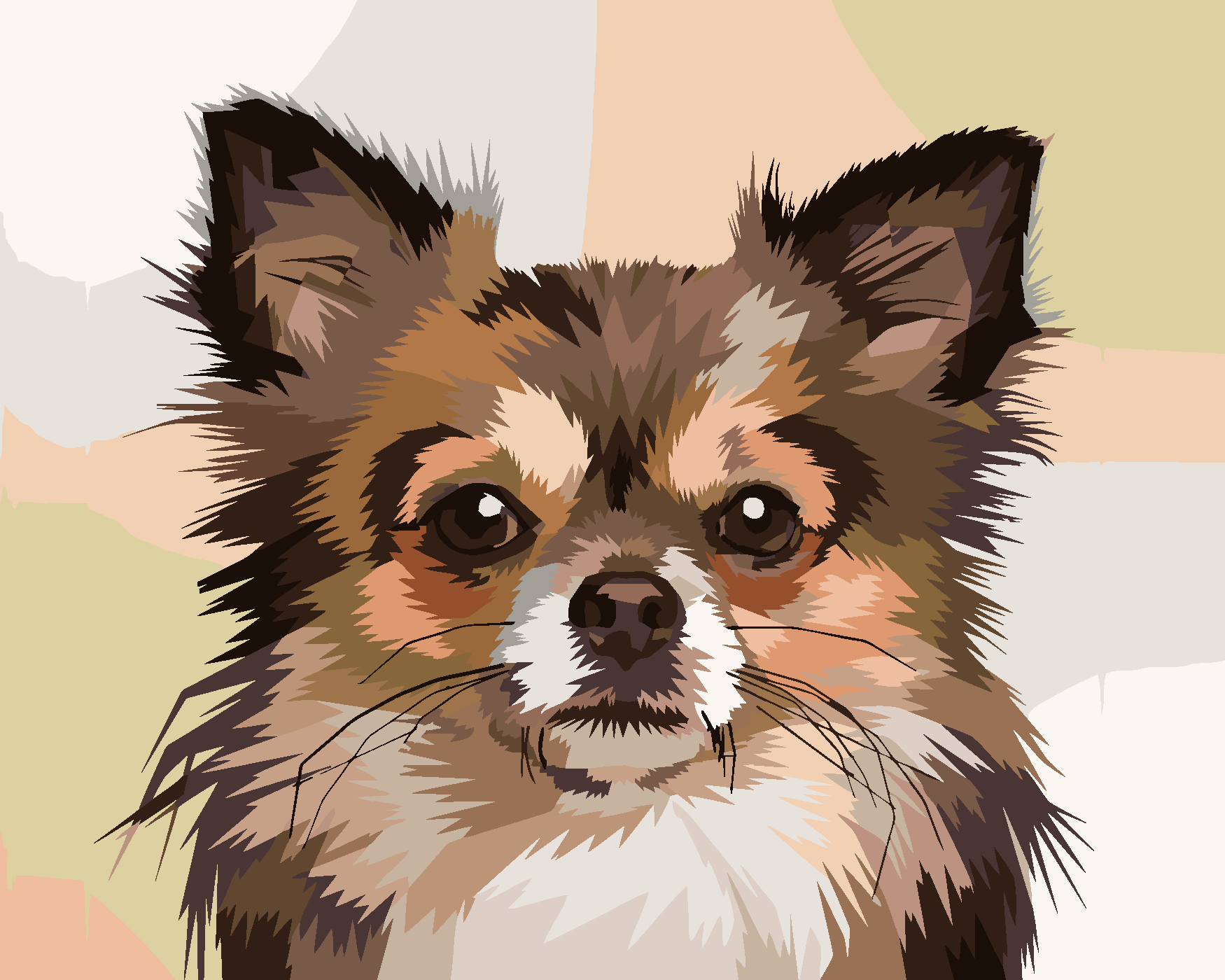 Malování podle čísel - PES PORTRÉT Rozměr: 80x100 cm, Rámování: vypnuté plátno na rám