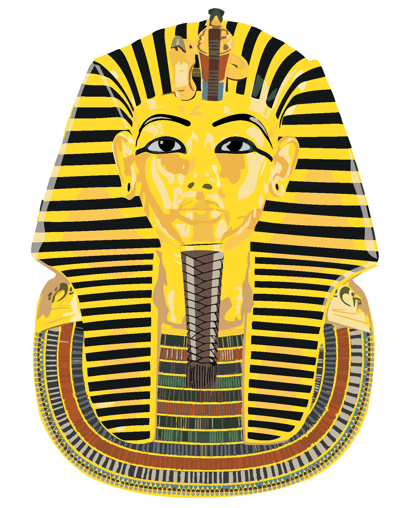 Malování podle čísel - TUTANCHAMON EGYPT Rozměr: 80x100 cm, Rámování: bez rámu a bez vypnutí plátna