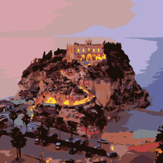 Malování podle čísel - TROPEA Rozměr: 80x100 cm, Rámování: bez rámu a bez vypnutí plátna