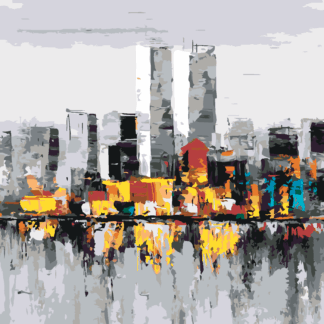 Malování podle čísel - NEW YORK CITY Rozměr: 40x50 cm, Rámování: vypnuté plátno na rám