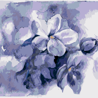 Malování podle čísel - JARNÍ NÁDECH ŠEŘÍKŮ Rozměr: 40x50 cm, Rámování: bez rámu a bez vypnutí plátna